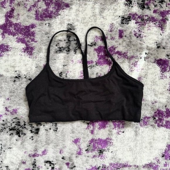 ALL ACCESS Metallic Gold Sports Bra MEDIUM - Picture 3 of 4